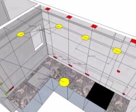 Услуга Проект электрики в 3D